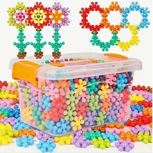 100 piece 3D Blossom Building Toys Set
